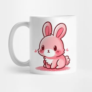 Pink Rabbit Mug